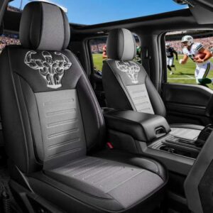 Gray Interior Accessories for 2012-2026 Ford F150 Crew Cab SuperCrew/2017-2026 F250 F350 F450 Super Duty Crew Cab Pick-up Truck XL XLT Lariat King Ranch Platinum