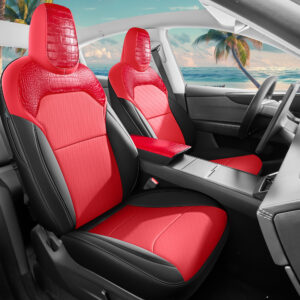 特斯拉Y 25 鳄鱼皮 红