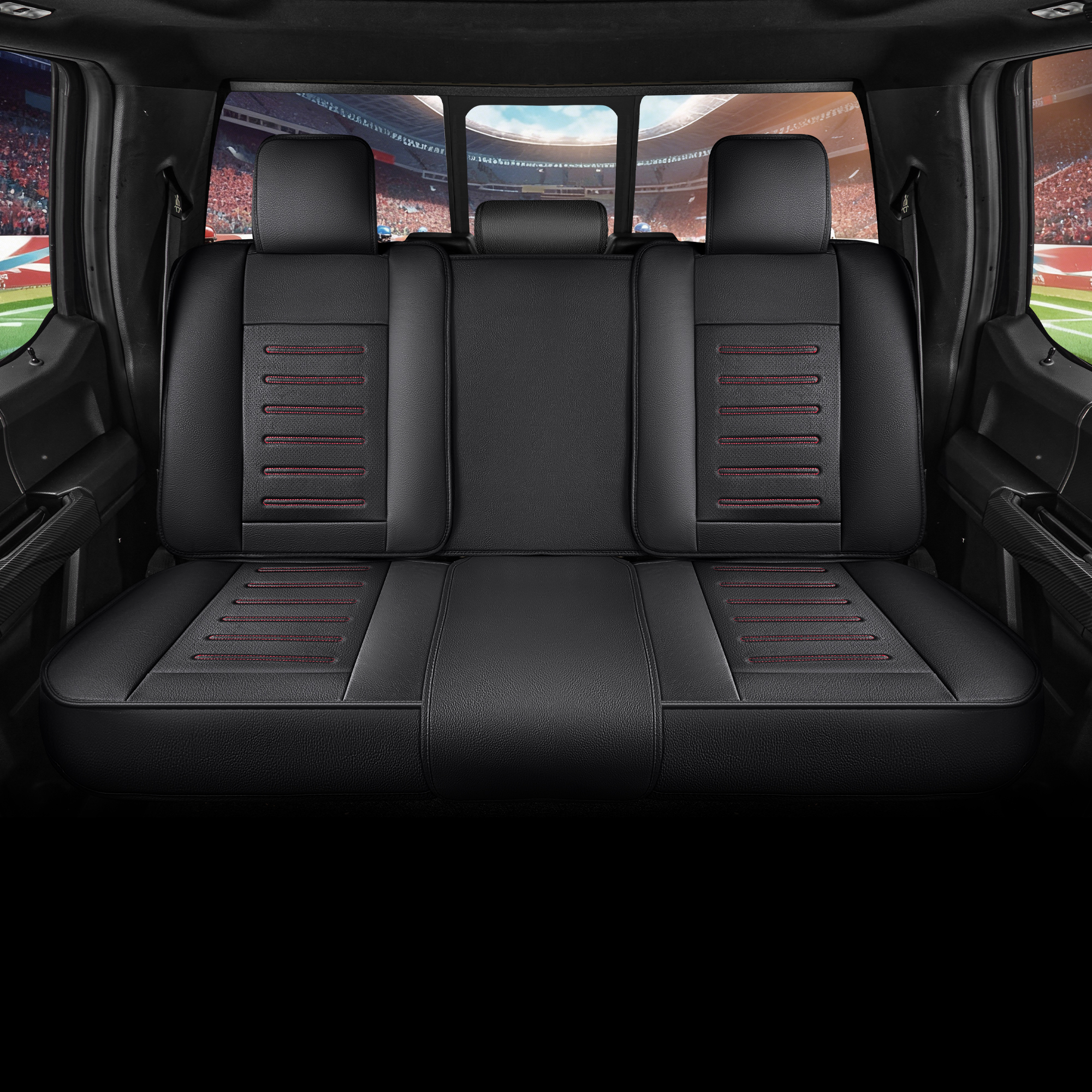 Seat Cover Custom Fit for 2012-2026 Ford F150 Crew Cab SuperCrew/2017-2026 F250 F350 F450 Super Duty Crew Cab Pick-up Truck XL XLT Lariat King Ranch Platinum - Image 2